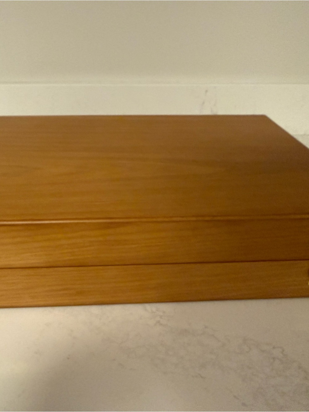 Wooden Flatware Storage Chest in Black